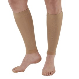 AW 5101 Microfiber Compression Leg Sleeves Sand Medium 5101 M Natural