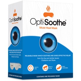 Opti-Soothe Moist Heat Mask - Re-usable Eye Mask For Soothing Dry Eye And Restoring Moisture to Eyes