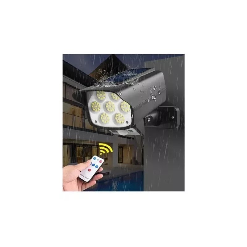 Sihangark Lampara Solar Luz Led Con Forma De Cámara Sensor