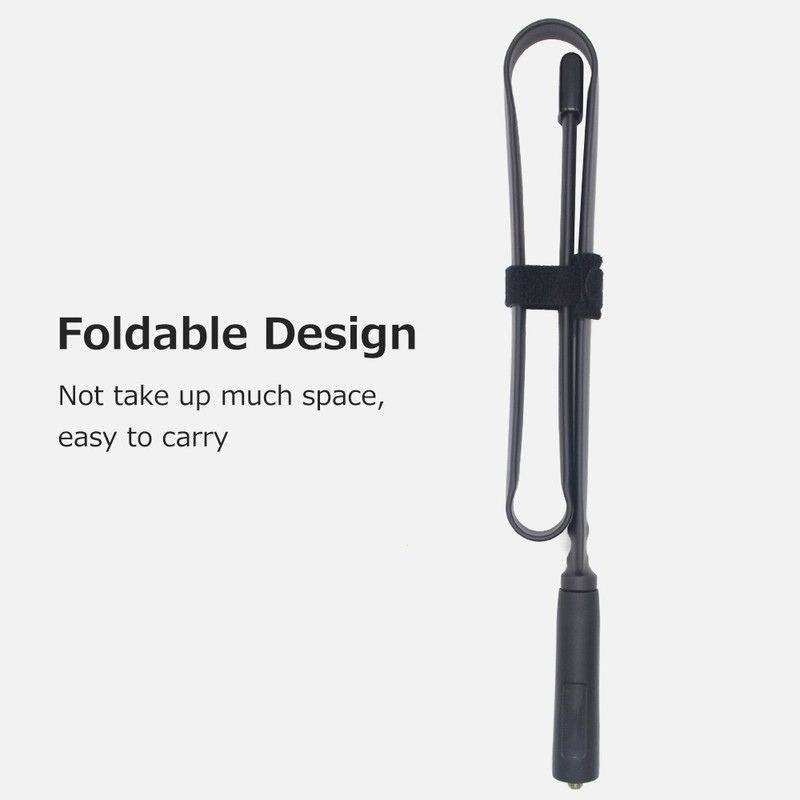 Foldable Intercom Antenna 72cm Walkie Talkie Antenna SMA-Male Interface High