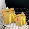 Fashion McDonald's Backpack with Unique Letter Print Starbucks Bag, Comfortable