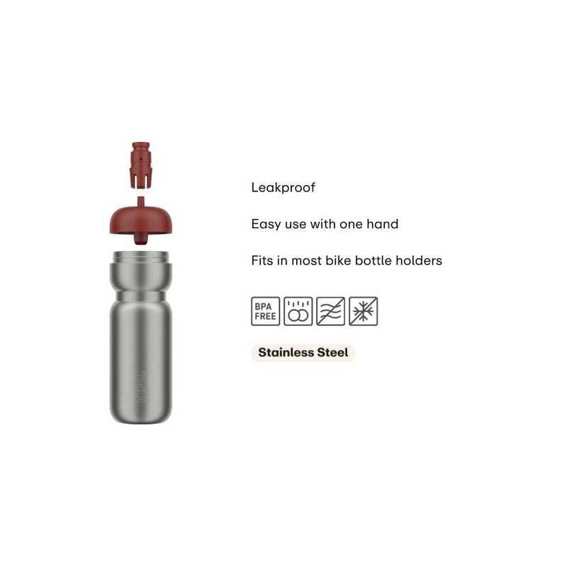 Mepal - Stainless steel Pull Bottle Sport - Leakproof -