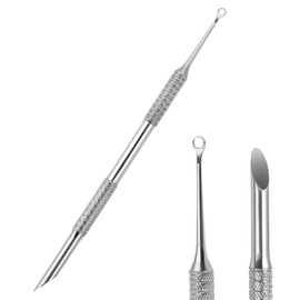 Aiyraa Cuticle Pusher - 2-in-1 Professional Cuticle Pusher Tool, Ideal for Lifts and Removes Cuticles, Staleks Pro Quality Substitute, Expert 51/2 Design
