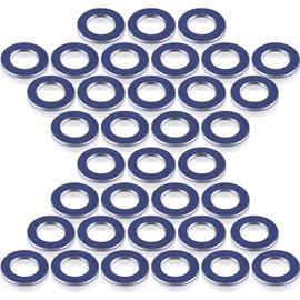 36pcs-Aluminum Oil Drain Plug Gaskets Fits,Oil Drain Plug Washer for Toyota Lexus Scion Crush Washer Seals Replaces for OEM 90430-12031