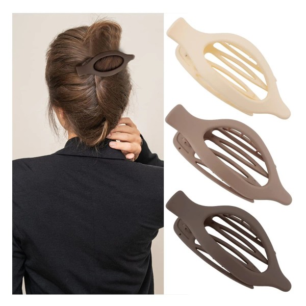 Flat Hair Clips for Thick and Thin Hair - Matte
