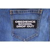 Obedience School Drop Out Patch, Funny Saying Patches (P6083)