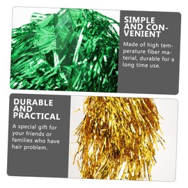 Baluue 6 Pcs Colorful Wig High Temperature Fiber Fashion Headwear for Women for Daily Wear Cosplay Parties Breathable Comfortable Design