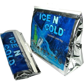 ICE N COLD Insulated Cooler Bag XL 40lbs Lightweight Collapsible