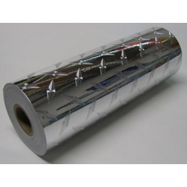 Diamond Plate Wall Border, 6 Inch X 60 Feet Vinyl, Silver Chrome Color, with Adhesive