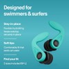 Alpine WaterSafe Tapones para Nadar, Mantienen el Agua Fuera, Dejan