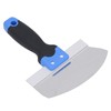 Spachtel, rund, Bogenspachtel, robust, rutschfest, mit ergonomischem Griff, für Trockenbau