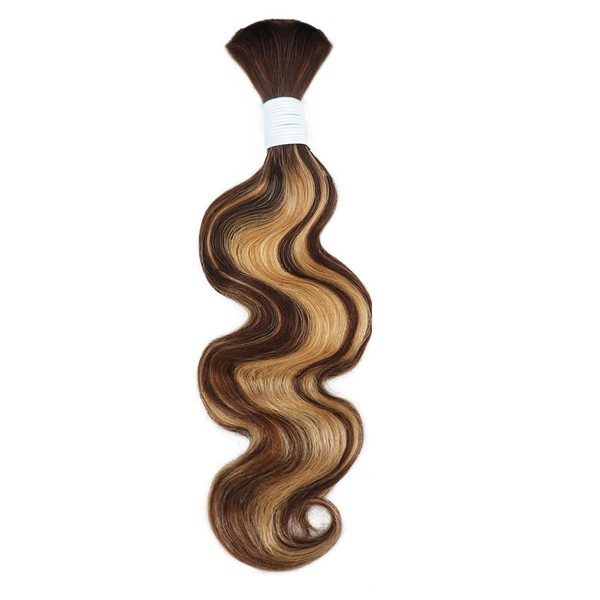 Human Braiding Hair P4/27 Body Wave Bulk Human Hair for