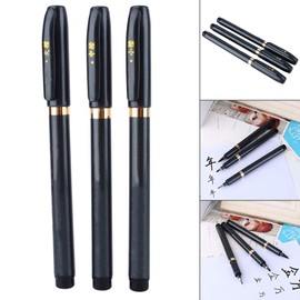 Cunyuer 3 PCS Chinese Calligraphy Pens for Writing, Japanese Calligraphy Brush Hand Lettering Pens for Beginners, 3 Size Set for Writing, Painting, Drawing