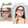 JOVAKIT Gafas sin receta para mujeres y hombres, gafas de
