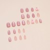 Gloss & Go 24 Reusable Artificial Fake Nail Set| Light