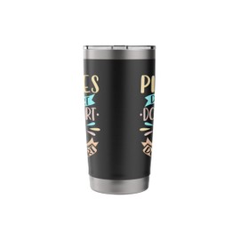 Pilates Don't Fart Funny Quote Pilates Reformer Class Gym Stainless Steel Insulated Tumbler