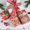 24 Pieces Wooden Christmas Snowflakes Ornaments 3inch Snow Flake Hanging