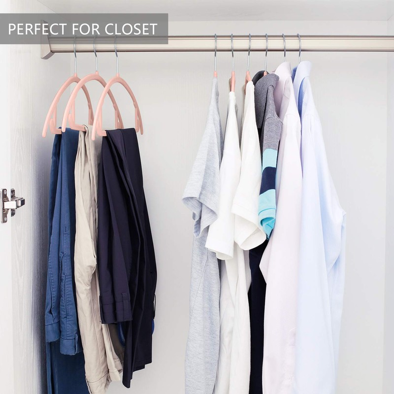 MIZGI Premium Velvet Hangers 50 Pack Heavyduty- Non Slip No