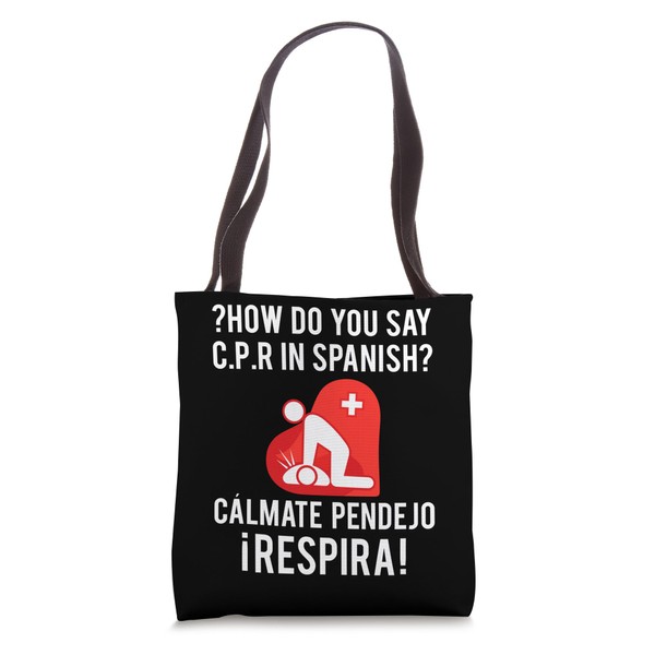 CPR Instructor First Aid EMT EMS Spanish CPR Instructor Tote