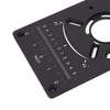 Router Plate Aluminum Alloy Router Table Insert Plate Trimming Machine