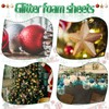 10 Pcs Glitter Foam Sheets,7.8 x 11.8 inch Craft Foam