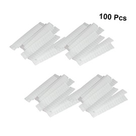 Mikinona 100pcs Pe Makeup Brush Protective Covers Mesh Sleeves for Travel and Daily Use Keep Brushes for Makeup Artists and Enthusiasts