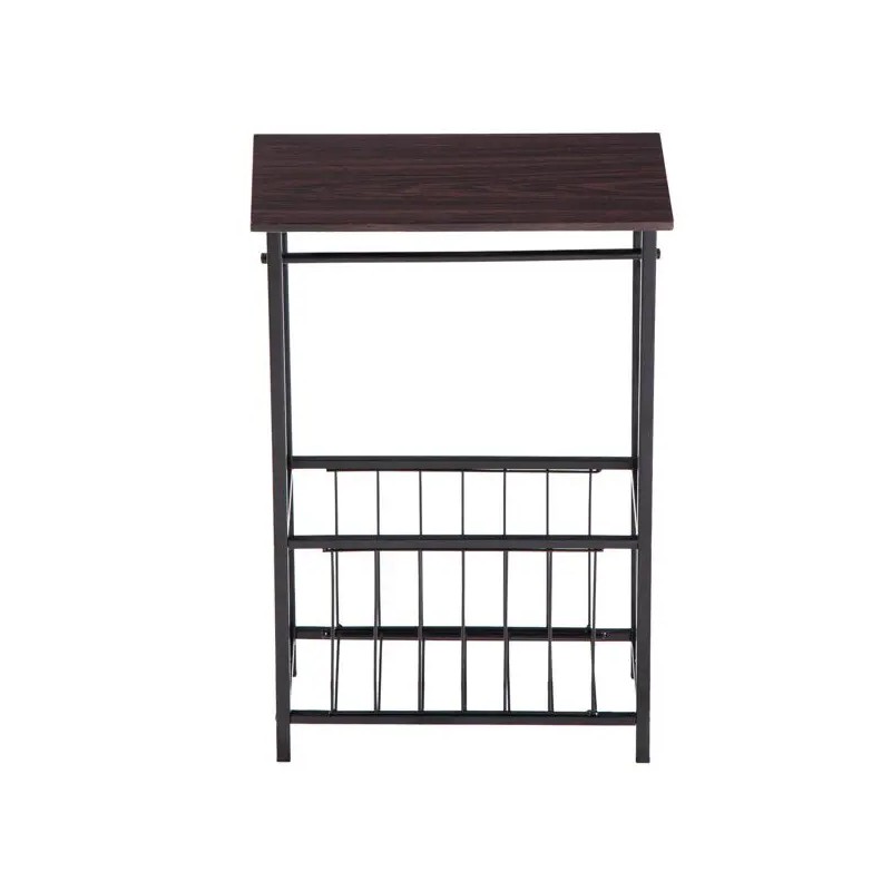 Multifunctional Dark Brown (37 X 20 X 55)cm Bathroom Table