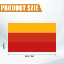 RGOAANC Classic Retro Tri-Color Stripe Decal Sticker, Tri Color Decals, Grille Fender Hood Side Skirt Bumper Side Mirror Dashboard Decoration Fit for Toyota Tacoma Tundra 4Runner Rav4 Accessories