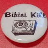 1 Inch White Bikini Kill Punk Round Pinback Button