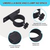 VANROUG Deck Patio Umbrella Holder,Patio Umbrella Stand Umbrella Clamp Mount