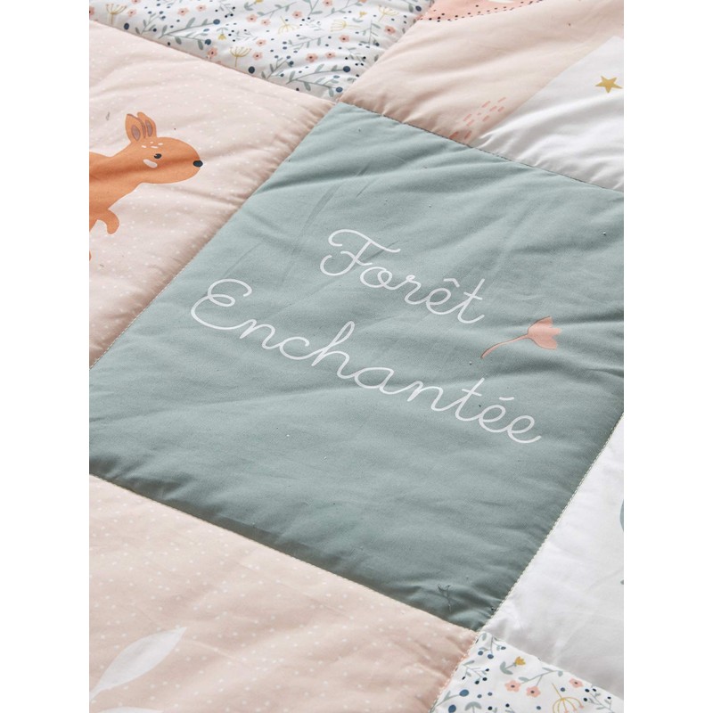 Vertbaudet Enchanted Forest Play Mat 100 x 120 cm Pink