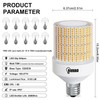 RIUVAO 70W LED Corn Light Bulb, 700W Equivalent 9100LM, 3000K