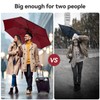 TechRise Umbrella, Compact Strong Windproof Automatic Umbrellas, Folding Lightweight, Portable