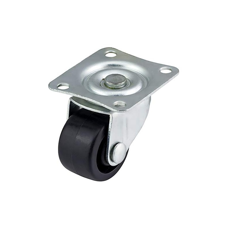 Qty. 4 x 25mm Plastic Swivel & Fixed Castors -