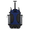 Boombah Catchers Superpack Hybrid Rolling Bat Bag - BM-9060C23 Gray/Royal