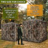 Hunting Blind with Carrying Bag, 360 Degree See Through Ground