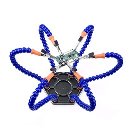YoungRC Soldering Station with 6 Flexible Soldering Helping Hand Arms Soldering Tool for DIY Soldering,Assembly, Repair, Modeling, Hobby