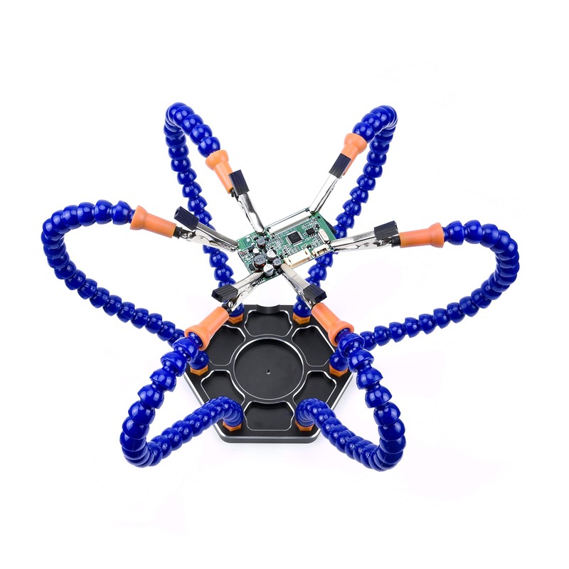YoungRC Soldering Station with 6 Flexible Soldering Helping Hand Arms