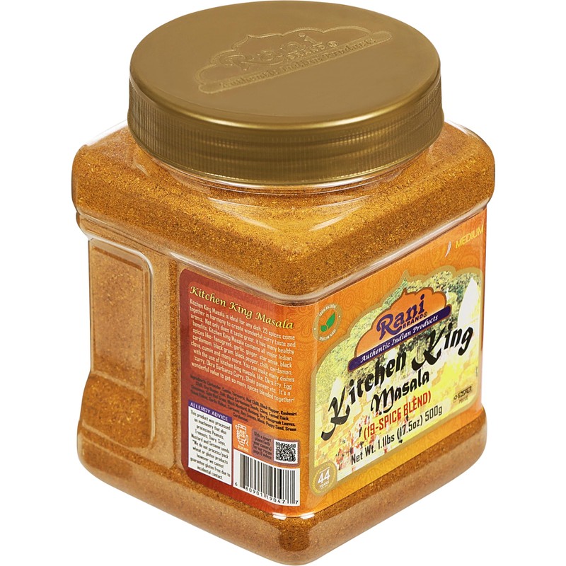 Rani Kitchen King Masala (20-Spice Curry blend) 17.5oz (1.1lbs) 500g