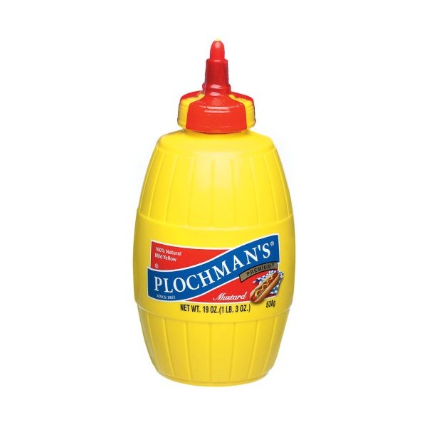 Plochman Yellow Mustard, 19 oz