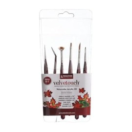 Princeton Velvetouch Paintbrush, Scarlet