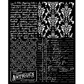 Stamperia - Thick Stencils for Scrapbooking, Albums, Card Making, Bullet Journalling, and More, Mixed Patterns, Flexible Material, Easy to Clean, Perfect for Crafts and Gifting (Brocante Antiques)