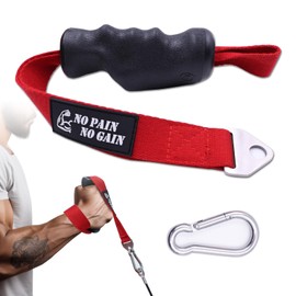 Ergonomic Arm Wrestling Handle for Cable Machines - TPE Handle, Left/Right Hand Compatible, Suitable for Cable Machines for Wrist & Forearm Training