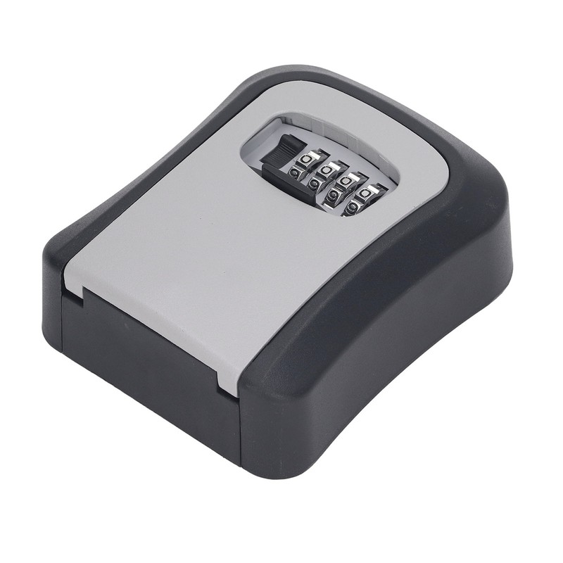 Key Lock Box 5in 4 Digit Combination Lockbox Resettable Code