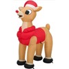 Gemmy Rudolph The Red Nosed Reindeer W/ Blinking Nose Christmas