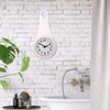 Bathroom Clock, Small Wall Clock Shower Clock Hanging Clock Kitchen