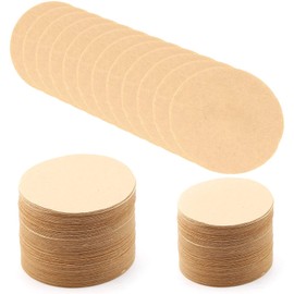 AIEX 350 pcs Unbleached Paper Coffee Filter Round Replacement Coffee Filters Fits for Aerobie for Aeropress Coffee and for Espresso Makers (6.4cm/2.5inch in Diameter)