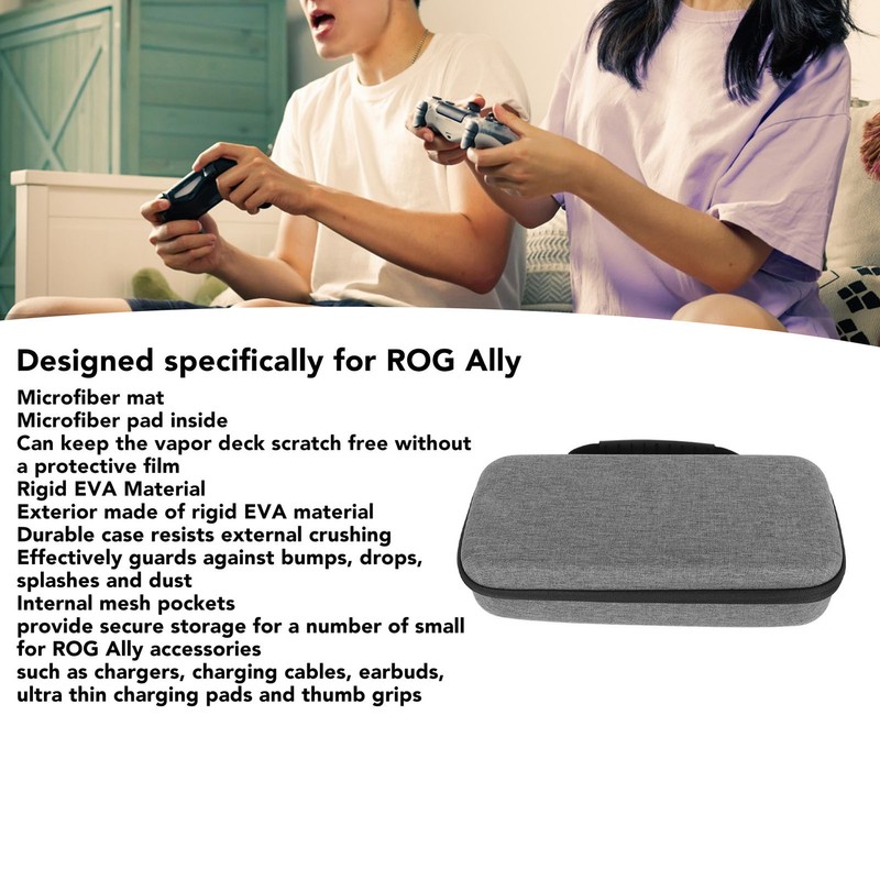 Game Console Carrying Case Professional EVA Shockproof Scratch Resistance Hard