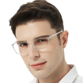 WEMOOTANTS Large Mens Reading Glasses Lightweight Readers Transparent 1.00 1.25 1.50 1.75 2.00 2.25 2.50 2.75 350 3.00 3.50 4.00