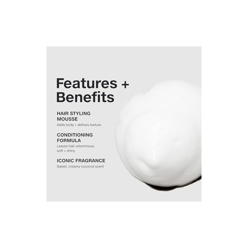 Paul Mitchell Sculpting Foam, Espuma, Acondiciona y Controla el Frizz,